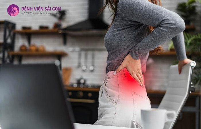 U nang buồng trứng khiến nữ giới thường bị đau ở vùng thắt lưng