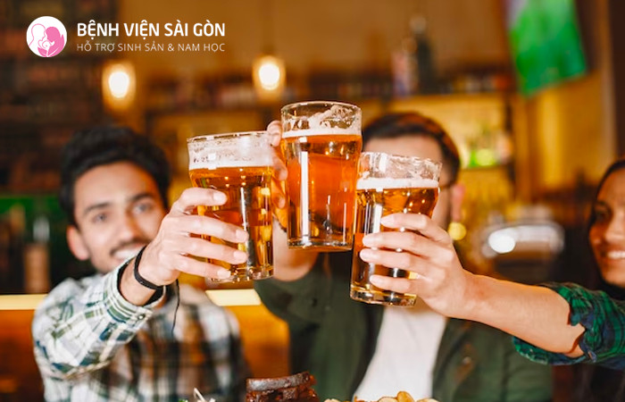 Uống rượu bia nhiều cũng gây rối loạn chức năng tình dục