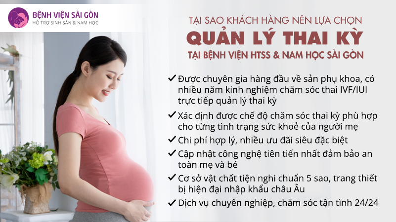 Những lý do mẹ bầu nên chọn Bệnh viện HTSS & NH SG để quản lý thai kỳ