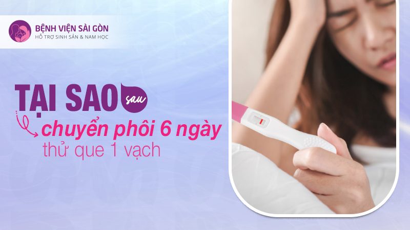 Giải đáp: Tại sao sau chuyển phôi thử que 1 vạch?