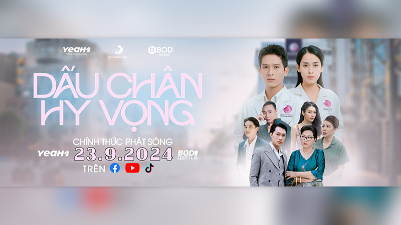 "Dấu chân hy vọng" là sản phẩm đầu tiên được Bệnh Viện đồng hành tài trợ