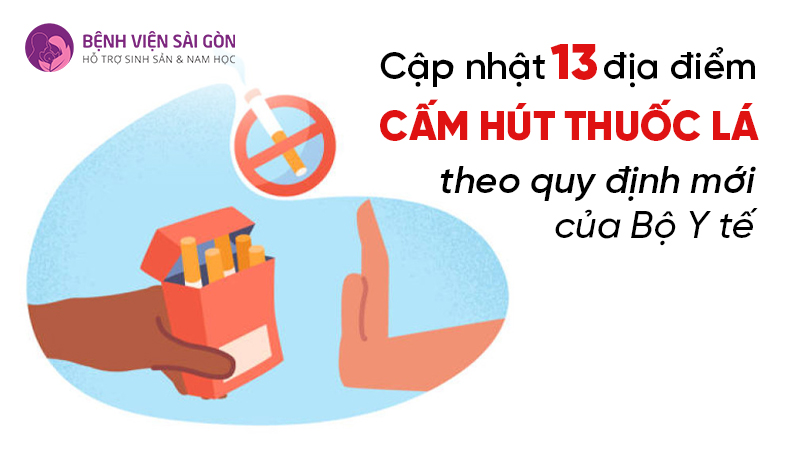 Cập nhật 13 địa điểm cấm hút thuốc lá theo quy định mới của Bộ Y Tế