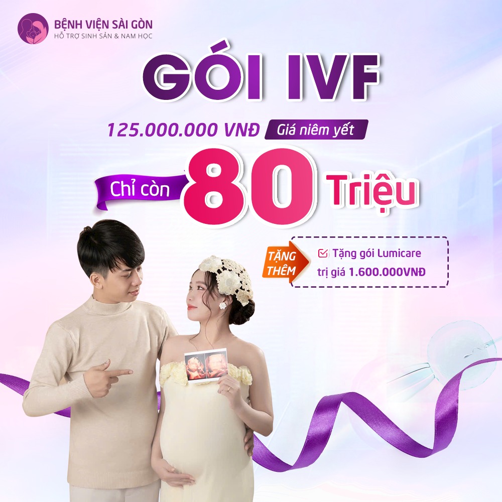 Đăng ký gói IVF 80 triệu ba mẹ sẽ được tặng ngay gói LumiCare