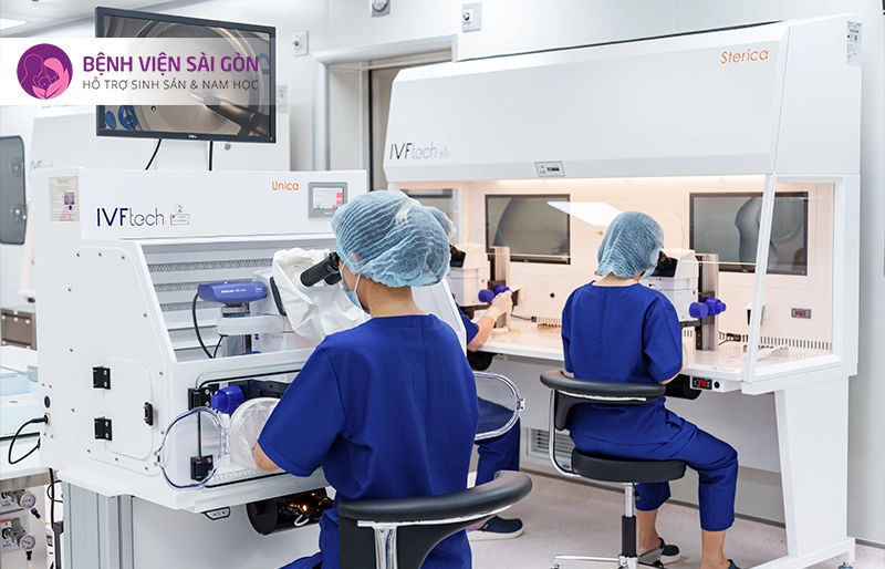 Đội ngũ phôi học tại Bệnh Viện Hỗ Trợ Sinh Sản & Nam Học Sài Gòn