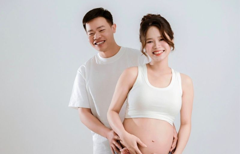 Chị Cao Thị Mỹ Linh và anh Nguyễn Văn Nam