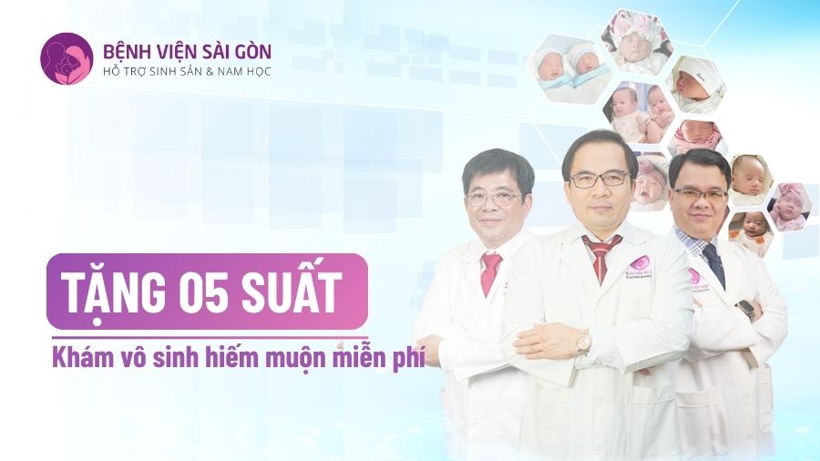 khám vô sinh hiếm muộn miễn phí