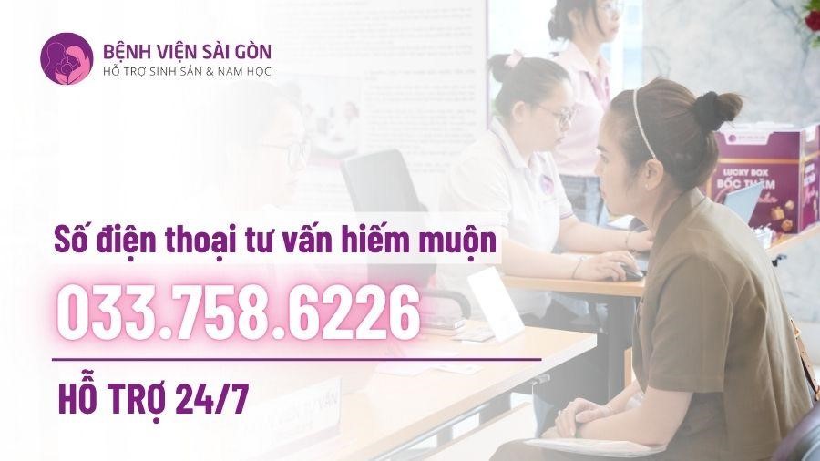 Số điện thoại tư vấn hiếm muộn