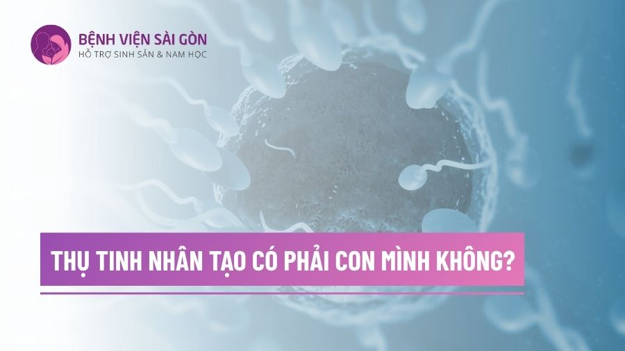 Thụ tinh nhân tạo có phải con mình không?