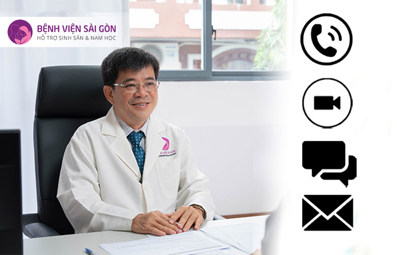 Dịch vụ tư vấn hiếm muộn trực tuyến tại Bệnh Viện HTSS & Nam Học Sài Gòn