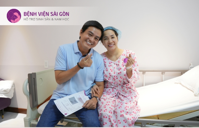 Diễn viên Cao Minh Đạt và vợ là Trúc Trương