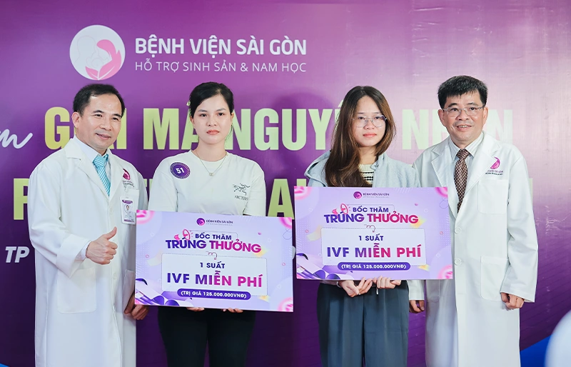 Cơ hội nhận suất thụ tinh ống nghiệm miễn phí