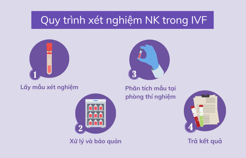 Quy trình thực hiện xét nghiệm NK trong IVF Quy trình thực hiện xét nghiệm NK trong IVF