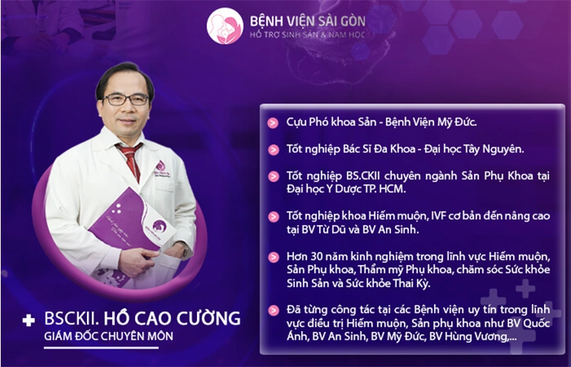 BSCKII. Hồ Cao Cường