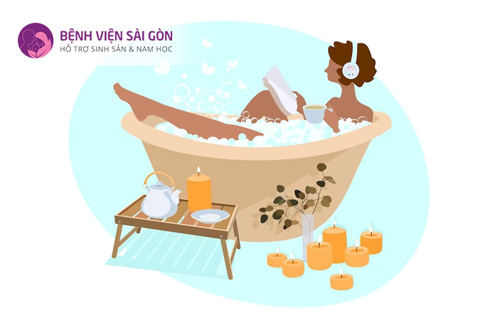 Việc ngâm mình trong bồn tắm quá lâu cũng có gây bệnh ở hệ bài tiết