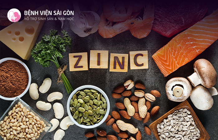 Kẽm làm kích thích trứng phát triển