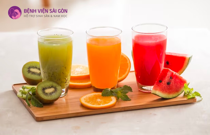 Bổ sung nước ép trái cây hoa quả 
