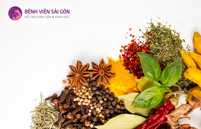 Một số gia vị có tác dụng gây co thắt tử cung dễ dẫn đến tình trạng sảy thai