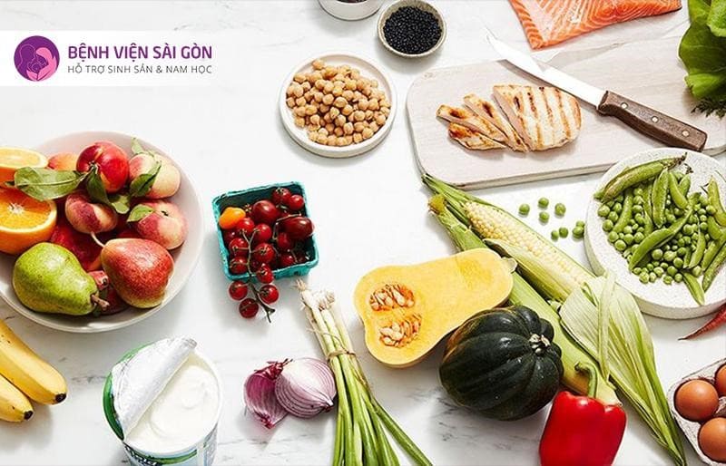 Thức ăn cho tinh trùng khỏe mạnh