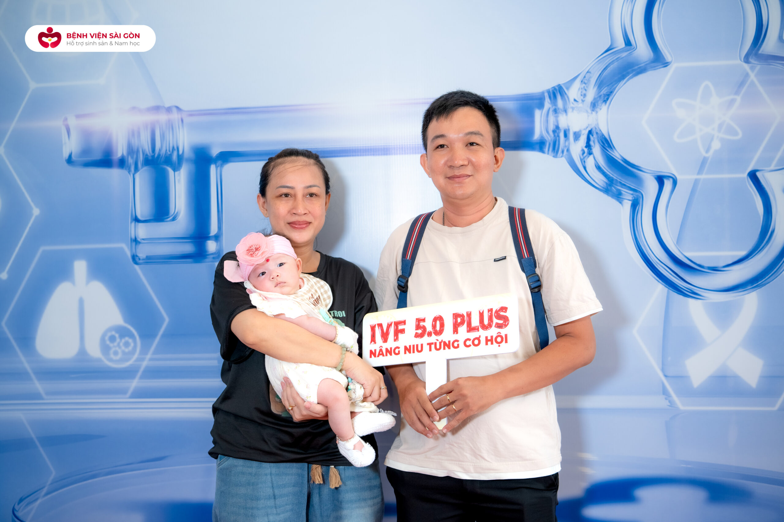 Gia đình chị Huyền Trân - Khách mời đặc biệt của sự kiện