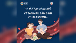 Bệnh Thalassemia thường không có dấu hiệu, biểu hiện rõ ràng