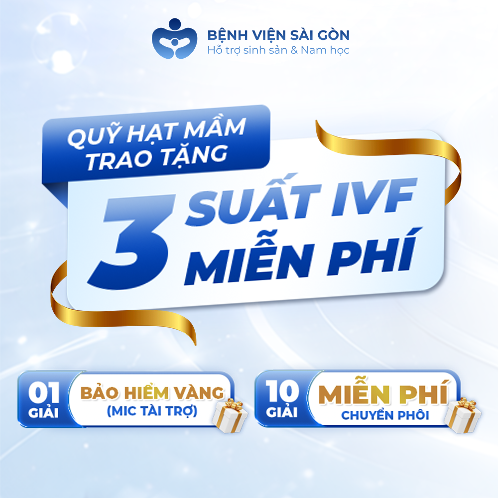 3 suất IVF miễn phí đang đợi ba mẹ đến đón về