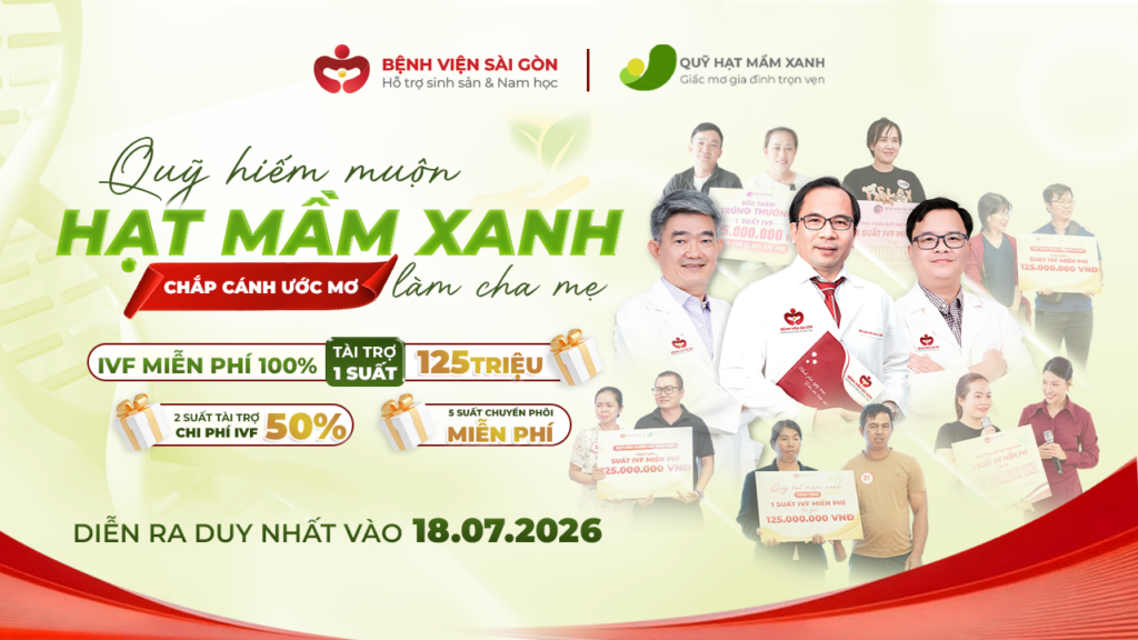 QUỸ HIẾM MUỘN HẠT MẦM XANH – CHẮP CÁNH ƯỚC MƠ LÀM CHA MẸ: THÊM MỘT CƠ HỘI CHO NHỮNG GIA ĐÌNH ĐANG MONG CON