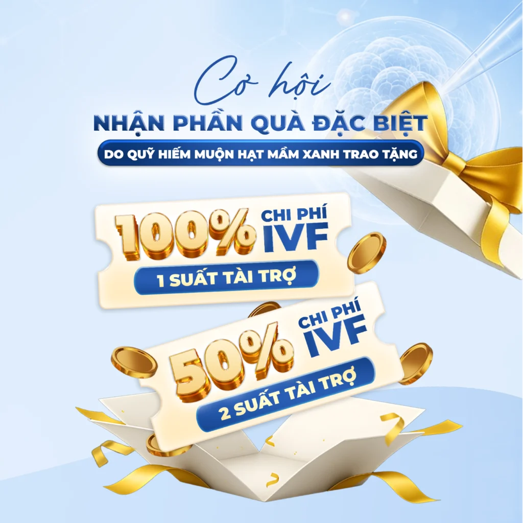 Nhận ngay suất tài trợ chi phí thực hiện IVF khi tham gia sự kiện