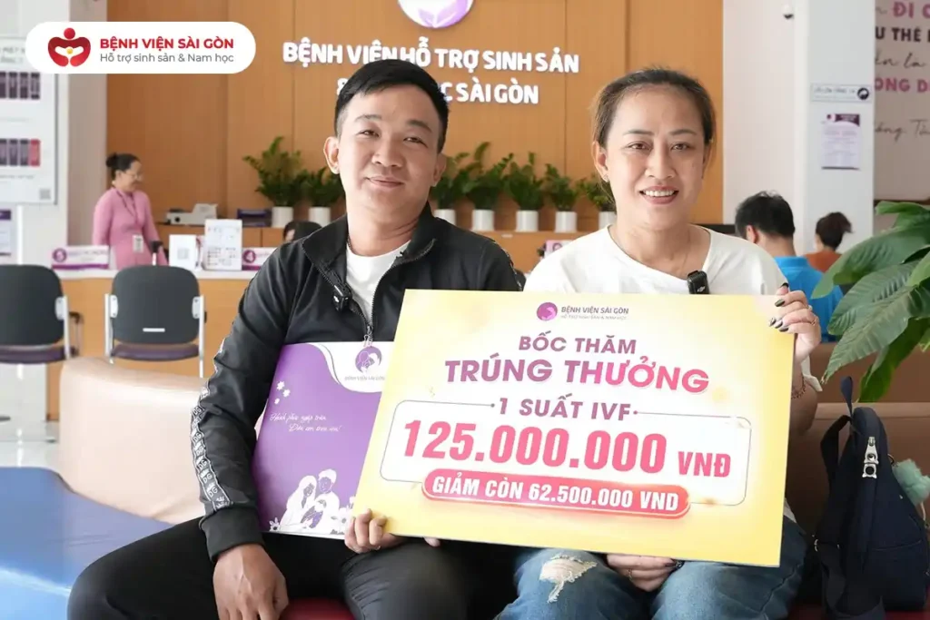 Suất tài trợ IVF và “trái ngọt” ngay lần chuyển phôi đầu tại BV HTSS Sài Gòn
